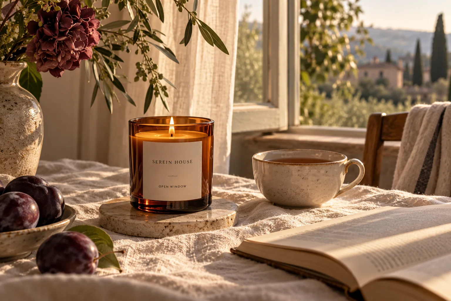 Home Fragrance ritual scene